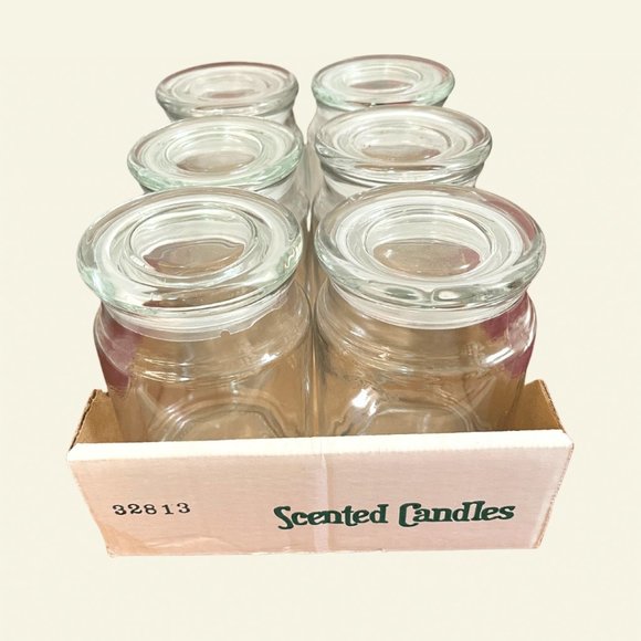 Scented Candles Other - Empty Candle jar 6 pack - 16 oz - transparent - DY0112-FLR